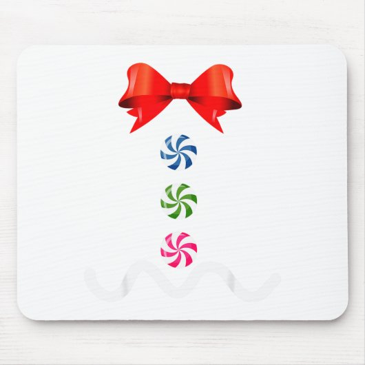 Gingerbread Man Christmas Costume Cookie Baking  Muismat (Voorkant)