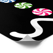 Gingerbread Man Christmas Costume Cookie Baking  Poster (Hoek)