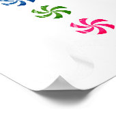 Gingerbread Man Christmas Costume Cookie Baking Poster (Hoek)