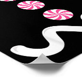 Gingerbread Man Christmas Costume Cookie Baking  Poster (Hoek)