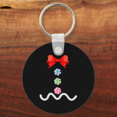 Gingerbread Man Christmas Costume Cookie Baking  Sleutelhanger (Voorkant)