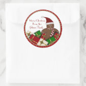 Gingerbread Man Christmas Labels (Tas)