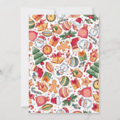 Gingerbread Man Christmas Letter to Santa Kaart (Achterkant)