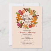 Gingerbread Man Citrus Cookie Swap Party Kerstmis Kaart (Voorkant)