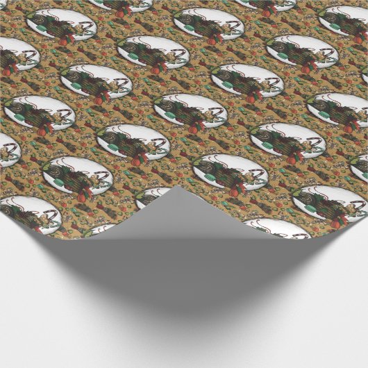 Gingerbread Man- Coco Cadeaupapier (Hoek)