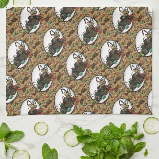 Gingerbread Man- Coco Theedoek (Gevouwen)