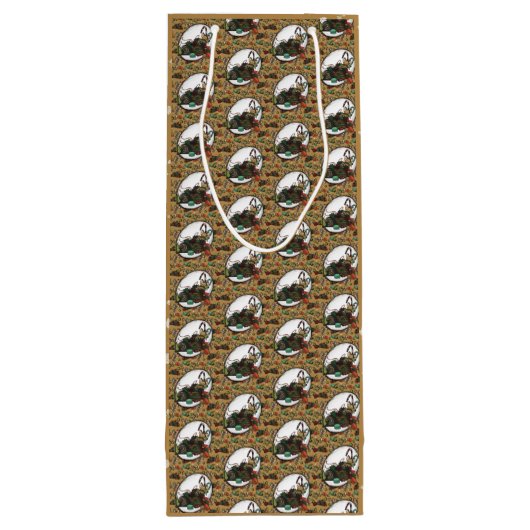 Gingerbread Man- Coco Wijn Cadeautas (Achterkant)