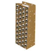 Gingerbread Man- Coco Wijn Cadeautas (Voorkant Gekanteld)