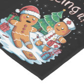 Gingerbread Man Cookie Lelijke Trui Oh Snap Xmas Korte Tafelloper (Hoek)