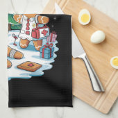 Gingerbread Man Cookie Lelijke Trui Oh Snap Xmas Theedoek (Quarter Fold)