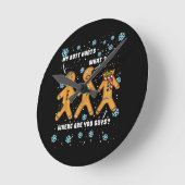 Gingerbread Man Cookie My Butt doet veel pijn met  Ronde Klok (Hoek)