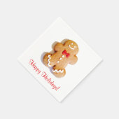 Gingerbread Man Cookies Feestdagen Xmas Servet (Hoek)