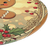 Gingerbread Man Cookies Festive Christmas Snijplank (Hoek)