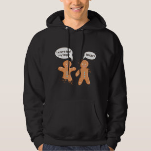 Gingerbread Man Cookies Lelijke Kerstmis Kerstmis Hoodie