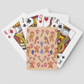 Gingerbread Man Cookies Pokerkaarten (Achterkant)