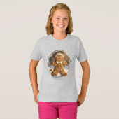 Gingerbread Man Cookies Whimsical Christmas T-shirt (Voorkant volledig)