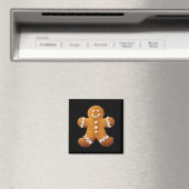 Gingerbread Man Costume Funny Halloween Christmas  Magneet (Insitu (Vaatwasser))