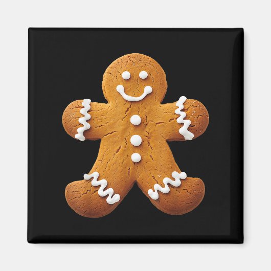 Gingerbread Man Costume Funny Halloween Christmas  Magneet (Voorkant)