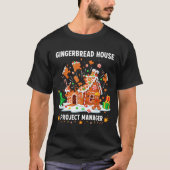 Gingerbread Man Costume, Gingerbread House Project T-shirt (Voorkant)