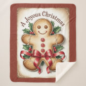 Gingerbread Man – Cozy Holiday Throw Gift (Voorkant)