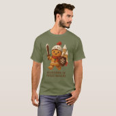 Gingerbread Man - Defender of the Realm Christmas T-shirt (Voorkant volledig)