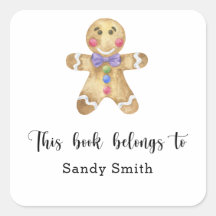Gingerbread man - Dit boek behoort tot