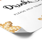 Gingerbread man - Drinken helpen jezelf Poster (Hoek)