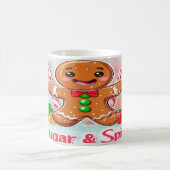 Gingerbread Man en Candy Cane Christmas Mok (Center)