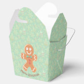 Gingerbread Man en Cookie Patroon Bedankdoosjes (Geopend)