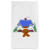 Gingerbread Man en Huis Klein Cadeauzakje (Achterkant)