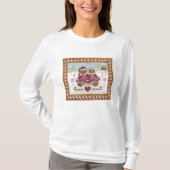 Gingerbread man en vrouw t-shirt (Voorkant)