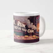 Gingerbread Man Escape Grote Koffiekop (Voorkant rechts)