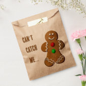 Gingerbread Man Favoriet Bag Bedankzakje (Gezegeld)
