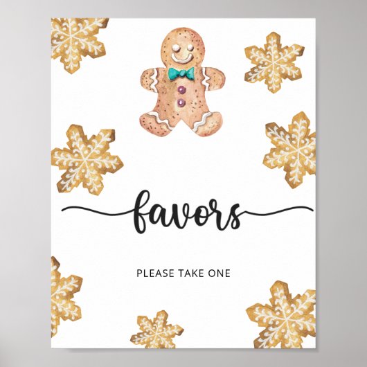 Gingerbread man \  Favorieten Poster (Voorkant)