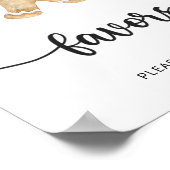 Gingerbread man \  Favorieten Poster (Hoek)