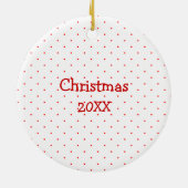 Gingerbread Man Foto Ornament (Achterkant)