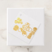 Gingerbread man fun bedankjes labels (Met doos)