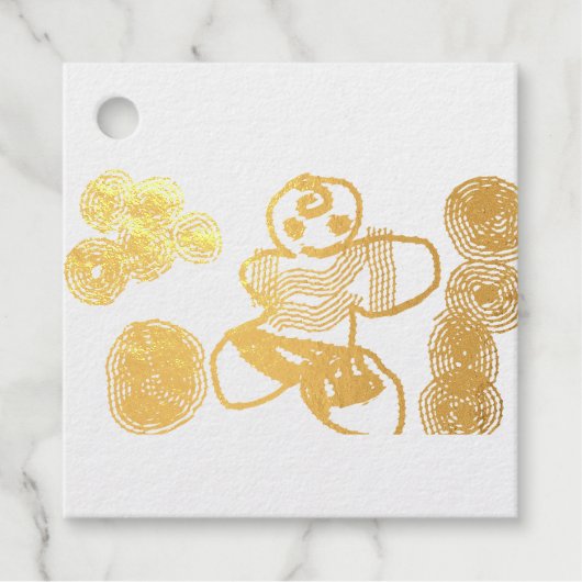 Gingerbread man fun bedankjes labels (Voorkant)