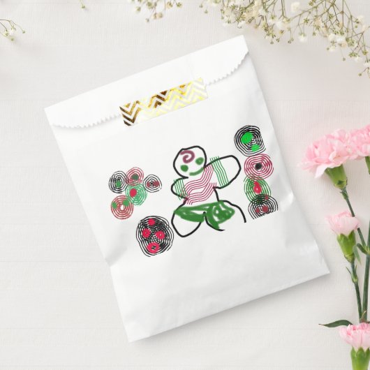 Gingerbread man fun bedankzakje (Gezegeld)