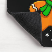 Gingerbread Man Funny Christmas Cookie Costume Bak Muismat (Hoek)