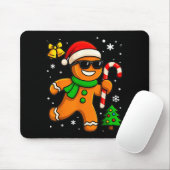 Gingerbread Man Funny Christmas Cookie Costume Bak Muismat (Met muis)
