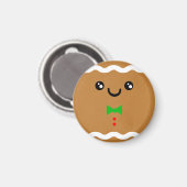 Gingerbread Man Funny Christmas Ginger Brood man Magneet (Voorkant / Achterkant)