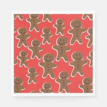 GINGERBREAD MAN GATHERPAPER NAPKINS