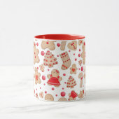 Gingerbread Man Gebakken Koekjes Landelijk Whimsic Mok (Midden)