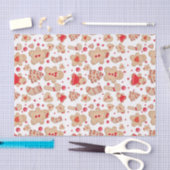 Gingerbread Man Gebakken Koekjes Landelijk Whimsic Tissuepapier (Craft)