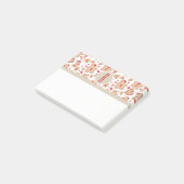 Gingerbread Man Gebakken Koekjes Landelijk Whimsis Post-it® Notes (Schuin)