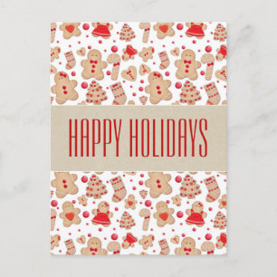 Gingerbread Man gebakken koekjes Rustiek Bewaar de Briefkaart