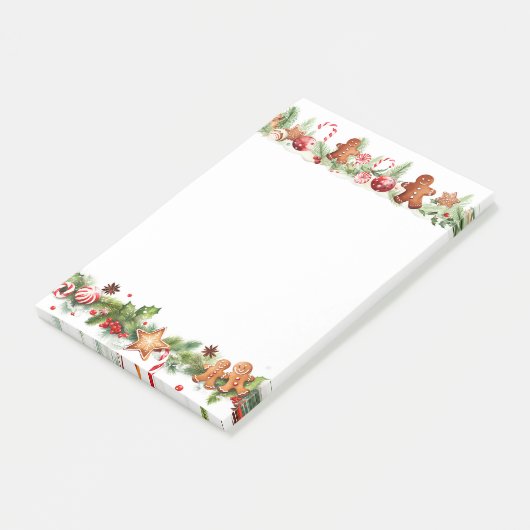 Gingerbread Man Gingerbread Treats Post-it® Notes (Schuin)