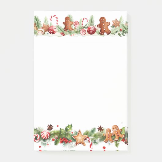 Gingerbread Man Gingerbread Treats Post-it® Notes (Voorkant)