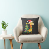 Gingerbread Man Giraffe Kerstman Hoed Kerstboom T Kussen (Stoel)